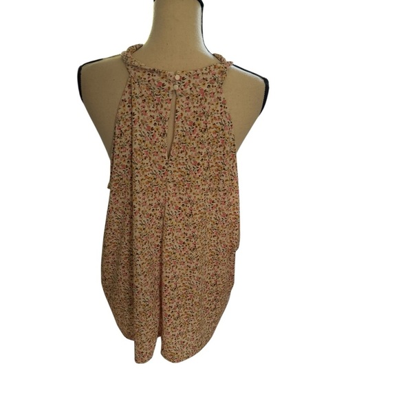 Lane Bryant Blouse Women 22/24 Floral Twisted Halter-Neck Vacation Wear - Picture 7 of 13